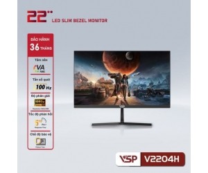 LCD 21.45” VSP V2204H Black Chính hãng